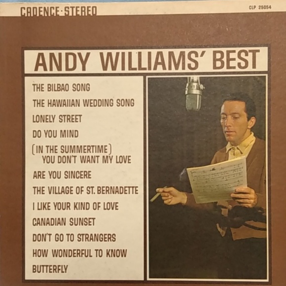 VINTAGE Andy Williams - Picture 1 of 2